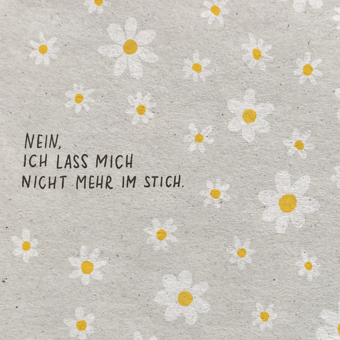 Postkarte "Nicht mehr im Stich"