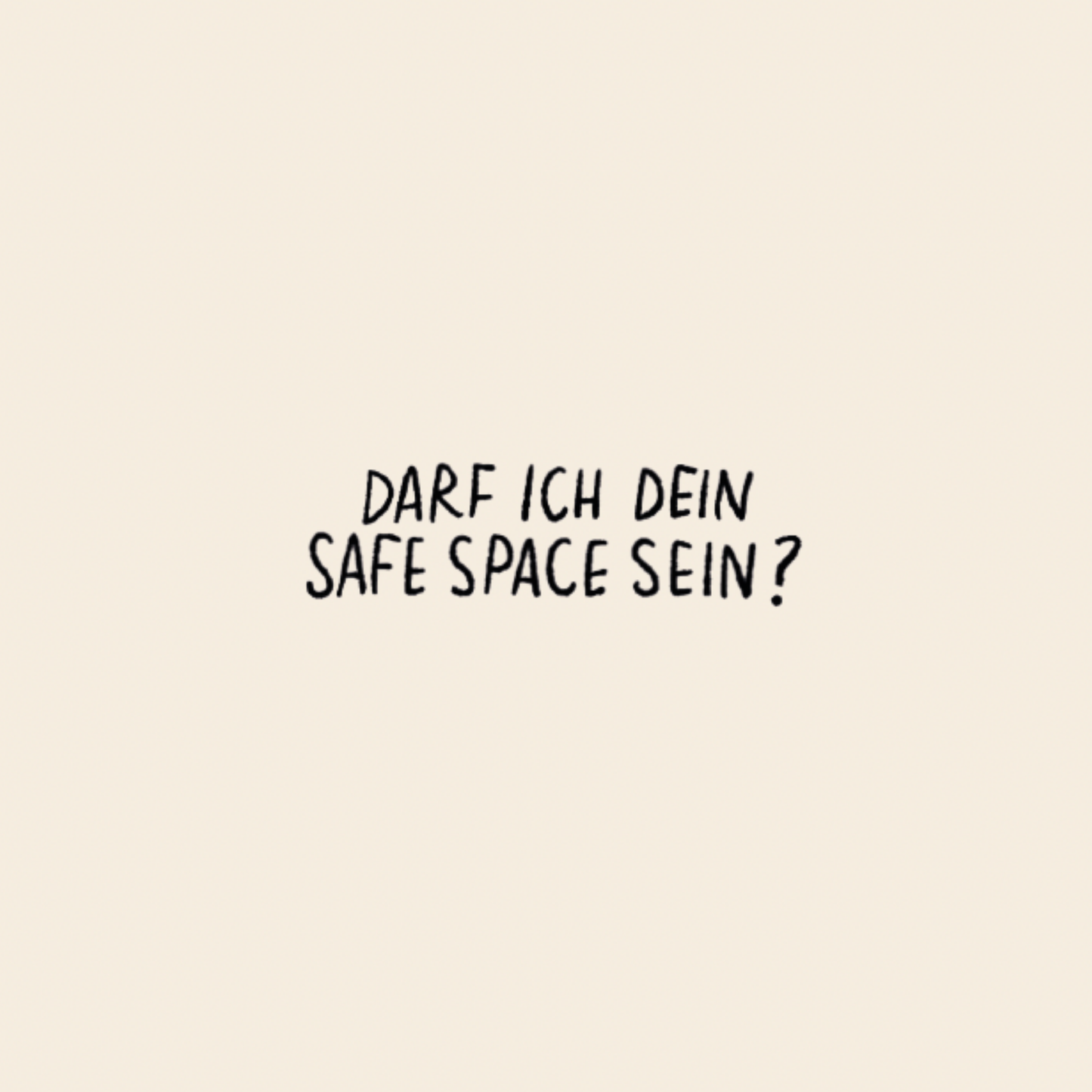 Notizbuch "Safe Space"