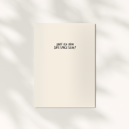 Postkarte "Safe Space"